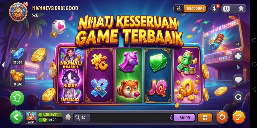 Screenshot gameplay 5ZK menampilkan aksi Slot yang mendebarkan.