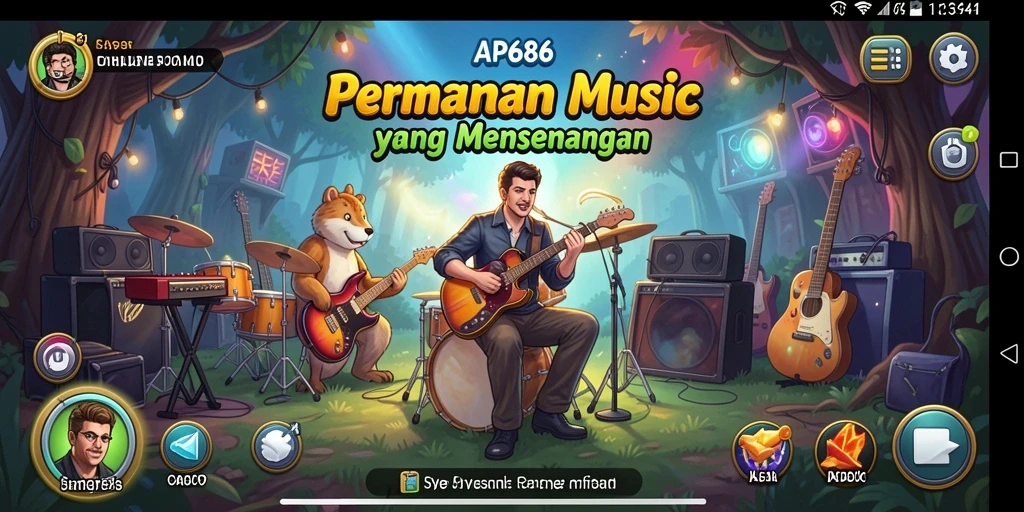 Tampilan gameplay AP686 yang penuh warna dan menarik.
