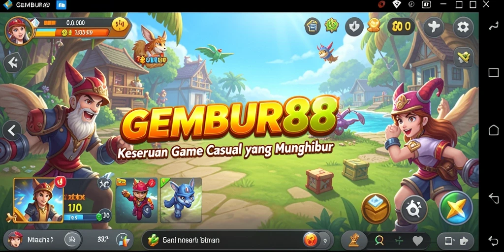 Tampilan menarik dari gameplay GEMBUR88 yang menyenangkan.