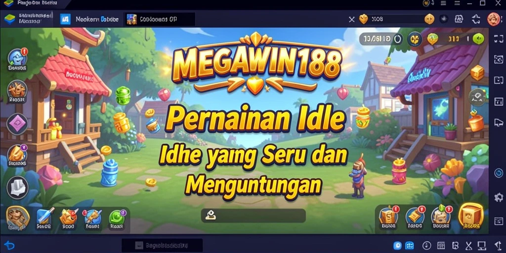 Screenshot gameplay MEGAWIN188 yang menunjukkan pengalaman Idle yang menyenangkan.