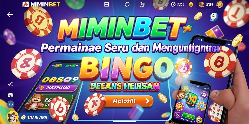 Tampilan gameplay seru di MIMINBET saat bermain Bingo.