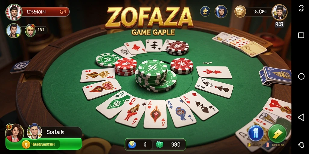Gameplay seru ZOFAZA dengan teman-teman bermain Gaple.